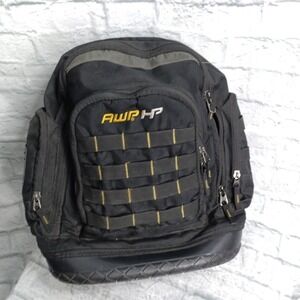 AWP HP Heavy Duty Tool Backpack Black Molded Waterproof Base Contractor Bag